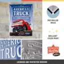 Nostalgic-Art Retro Tin Sign, Ford  F100  Gift idea for car accessories fans, Metal Plaque, Vintage design for wall decoration, 11.8" x 15.7"