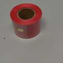 Syhood Outdoor Leaf Ribbon Floral Satin Ribbon for Crafts Aspidistra Waterproof Holiday Outdoor Decoration(2 Inch X 30 Yards,Red)