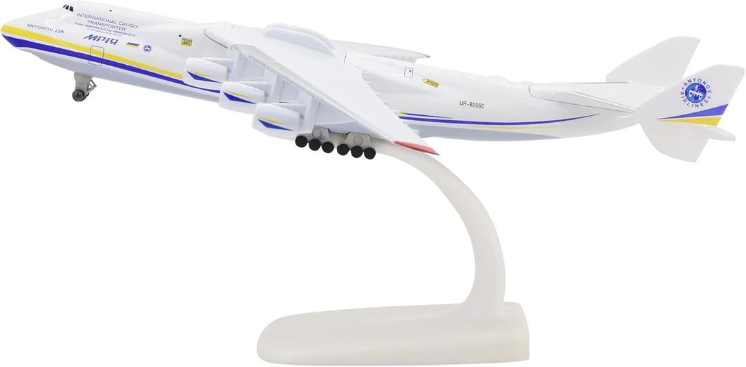 TANG DYNASTY 1:400 Antonov An-225 Mriya Large Transport Airplane Model,Diecast Plane,for Collecting and Gift,Home Office Home Decoration (Antonov Airlines)