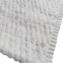 Chunky White Blanket 68x28"