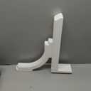 Mayne Woodhaven Address Sign Post - White - Includes Post & Address Arm - Polyethylene - Fits plaques up to 15in W (5812-W)