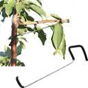 Fruit Tree Limb Spreader 20pcs,10inch Branch Puller,New Fruit Branch Spreader Plastic Hose Wrapped Iron Wire Don't Damage Branches,Tree Open Angle Pull Branch Bending Tool (26T)