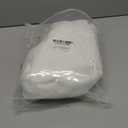 2Pcs White Sheer Voile Window Curtain Panels Elegant Light-Filtering Drapes for Bedroom Living Nursery Wide High Airy Window Decoration