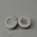 3 Inch Vent Cover, Hon&Guan 3 Soffit Vents Exterior Round Soffit Vents with Built-in a Fly Screen for Bathroom Office Home-2PCS