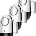 120 DB Loud Door and Window Open Alarm Sensor 3 Pack for Kids, Dementia Patients Safety, Burglar Anti-Theft Wireless Security Alarms Keep Your Home, Pool, Cabinet, Business Safe
