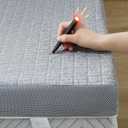 SINWEEK 2 Inch Mattress Topper Twin Size, Soft Memory Foam for Back Pain Relief, Breathable Bed Topper with Grey Cover, CertiPUR-US Certified