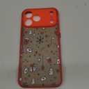 ZTOFERA Christmas Case for iPhone 17 Pro Max,Cute Merry Christmas Pattern Phone Case Gifts Translucent Silicone Hard PC +TPU Bumper Shockproof Cover for iPhone 17 Pro Max 6.9 inch-Christmas Coffee