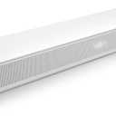 FUNLOGY Sound Bar for Smart TV, 100W 2.1ch Bluetooth 5.0 Soundbar with HDMI ARC, Optical & AUX, Remote Control, for Projector and Gaming, White