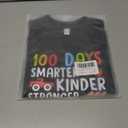 100 Days of School Shirt Kids  Boys Girls Toddler Happy 100th Day of School T-Shirt, Kindergarten 100 Day,3T-7T (Black)