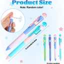 5 x 2 Pcs Pen That Sprays Water, Water Spary Kids Toy Pen, 2 in 1 Funny Prank Retractable Pens for Pranks and Tricks, Writing and Spraying, Blue & Pink