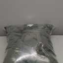 Green Queen Comforter Set,5 Pieces Pintuck Comforters,Floral Ruched Bedding Set,Exquisite Bedding Comforter Set for All Season with Comforter,Flat Sheet,Fitted Sheet and Pillow Shams(90"x90")