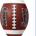 Franklin Sports Kids Junior Grip-Rite Youth Junior Size Rubber Footballs - Peewee Kids Durable Outdoor Footballs - Single & Bulk Packs Available (Brown/White)
