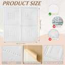 Nuanchu 16 Pcs 27.5 x 27.5 Inch Foam Ceiling Tiles Covered 84.03 Sq. ft, Self-Adhesive Ceiling Cover, Peel and Stick Wall Panel, Waterproof Wallpaper DIY for Bedroom, Home Decor(Greek Key)