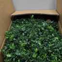 27.5" Artificial Boxwood Topiary Ball Tree, Set of 2 Fake Bushes Shrubs with Ground Spike, UV Resistant Faux Evergreen Boxwood Trees for Front Porch Planters Outdoor Garden Decor