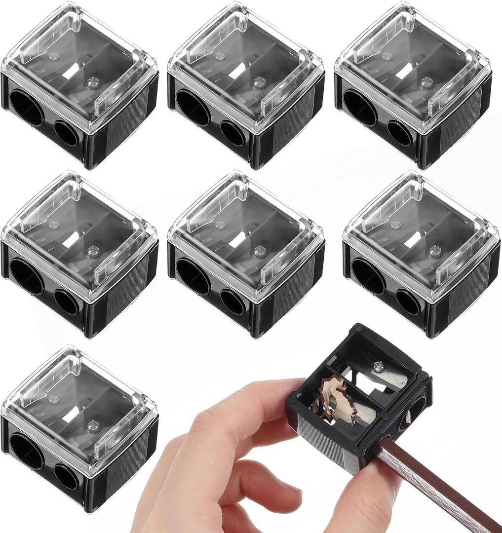 5 Pack Eyeliner Pencil Sharpener, Makeup Pencil Sharpener for Eyeliner & Cosmetic Pencils, Compact & Durable Design, Perfect for Makeup Artists and Home Use