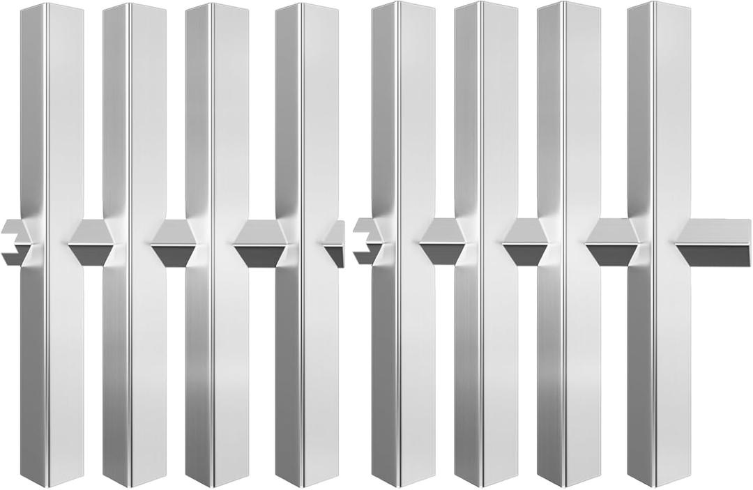 9898 Flavorizer Bars for Weber Summit Silver/Gold/Platinum C/C4 & D/D4 Series,15 7/8" Replacement Parts for Weber 5230001 5710001 5230009 5330001 5340001 for Weber Stainless Steel Heat Plate Set 98982