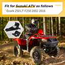 M MATI Heavy Duty Trailer Hitch for Suzuki Ozark 250 LT-F250 2002-2016 95200-05810 95200-05811