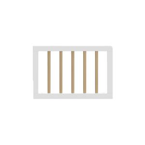 Graco Storkcraft Toddler Safety Guardrail with Dowels (Driftwood) – GREENGUARD Gold Certified, Converts Compatible Storkcraft Crib to Toddler Bed, Each Toddler Guardrail Sold Individually