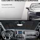 Pigenius Windshield Sunshade for Toyota 4Runner 2020-2024 Front Window Sun Shade - AstraGuard