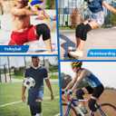8 x Knee Pads Sports, Basketball Baseball Knee Brace for Men Women Kids Volleyball,Football, Dance-1 Pair (Large)