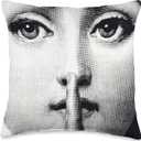 Fornasetti, Shut up Throw Pillow (16x16)