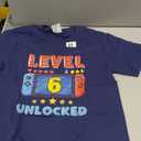 Level 6 Unlocked Birthday Video Gamer 6th Birthday Party T-Shirt.S