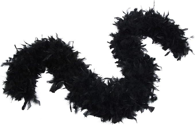 100 Gram 2 Yard Long Chandelle Feather Boa over 10 Colors, Great for Party, Wedding, Costume