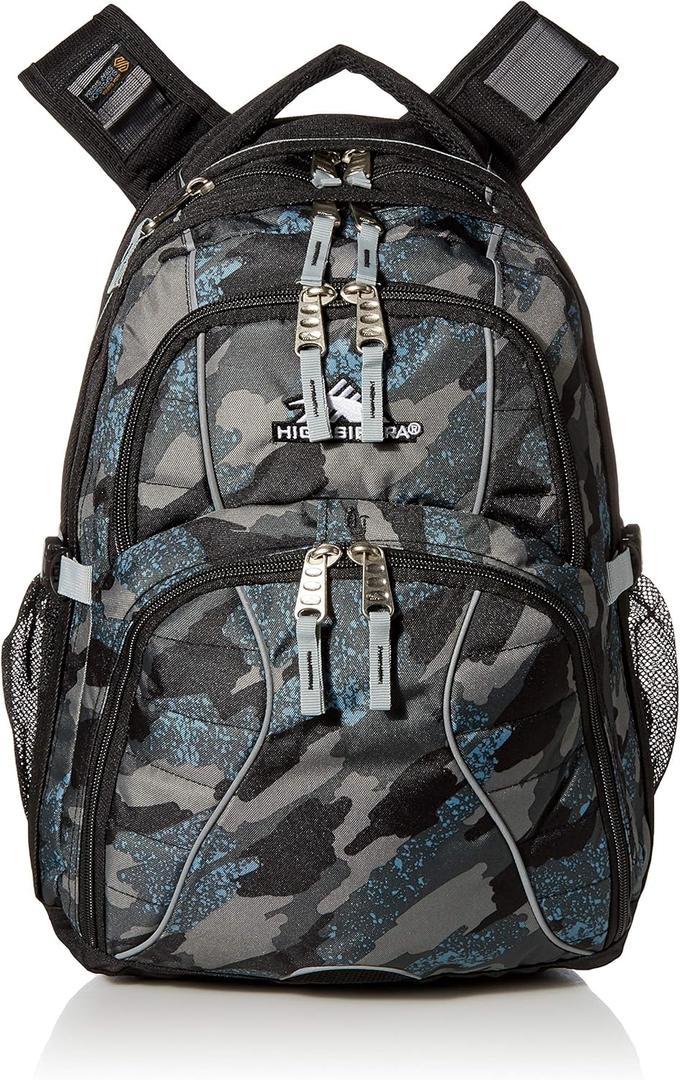 High Sierra Swerve Laptop Backpack, Graffiti/Black/Ash, One Size