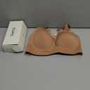 Vertvie Women Seamless Jelly Bras No Underwire Supportive Wireless Push Up Full Coverage Bralette Comfy Scalloped T-Shirt Bra (Medium)