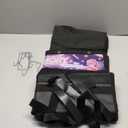 Over the Door Organizer for Toy Guns,Toy Gun Storage and gun accessories, Toys Storage Door Hanger with Pockets and Slots for Kids Rooms, Game Rooms (Black)