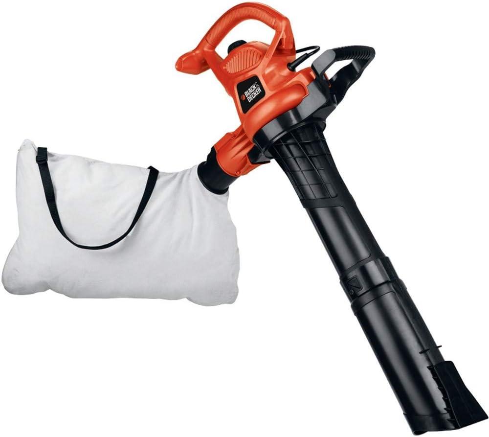 BLACK+DECKER 3-in-1 Leaf Blower, Leaf Vacuum and Mulcher, Up to 230 MPH, 12 Amp, Corded Electric (BV3600)