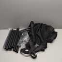 Dog Car Net Barrier, Escape-Proof, Car Divider for 2nd 3rd Row Seats Cargo Area, with See Through Net Mesh for Small Trucks SUV Vehicle, Black