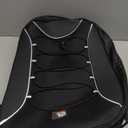 KEMIMOTO Motorcycle Tail Bag, Dual Use Motorcycle Rear Seat Bag with Waterproof Rain Cover, 25L-45L Expandable Motorbike Helmet Bag Luggage Storage Backpack