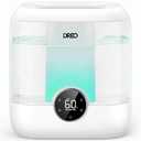DREO Humidifiers for Bedroom, 6L Easy to Fill & Clean, 60H Runtime for Large room, 28 dB Quiet Cool Mist Air Humidifier for Plant, Baby Nursery, Home, Indoor, Night Light, Precise Humidity Control
