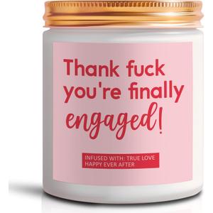 Engagement Gift - Bride to Be Gifts - Gifts for Newly Engaged Couples - Lavender Scented Candle