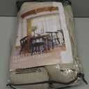 Burlywood Birch Pinch Pleated Linen Curtains 2 Panels for Living Room Bedroom Memory Training Shaped Semi Sheer Pleat Drapes with Hooks Rings Light Filtering Window Curtain 40x92