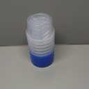 Freezer Storage Containers, [6 Pack-16 Oz] Airtight Plastic Food Storage Containers with Twist Top Lids, Soup, Meal Prep Containers | BPA Free | Stackable | Leakproof | Microwave/Dishwasher Safe