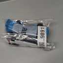 Winter Toddler Ice Skates, Adjustable Double Runner Ice Skates with Hook and Loop Fastener Straps, Blue Double Blade Ice Skates for Kids Toddler Training Shoes Beginner