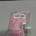 130pcs Iron on Letter Patches 0.7 inch, 5 Sets of 26 Embroidered Alphabet A-Z Patches for Clothing Jackets Hats Backpacks Jeans Pink