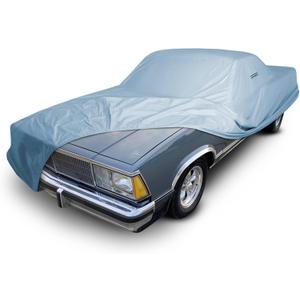 iCarCover Custom Car Cover for 1978-1987 Chevy El Camino, Waterproof All Weather Rain Snow UV Sun Protector Full Exterior Weatherproof Indoor Outdoor Car Cover with Strap (13. Chevy El Camino 1978-1987, 1-Tone (Solid Gray))