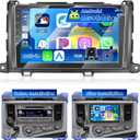 [4+64G] Hikity Android 15 Car Stereo for Toyota Sienna 2011 2012 2013 2014 with Wireless Carplay Android Auto, 9'' IPS Touch Screen Radio Bluetooth Mirror Link GPS WiFi SWC AI DSP/FM/RDS/EQ Backup Cam