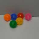 6 Pack 2.5" Light Up Squeaky Dog Balls, Spiky Dog Toy Balls for Puppy Small,Medium Dogs