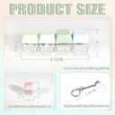 3 PCS Keyboard Fidget Toy, Quiet & Loud Fidget Keyboard Toys to Release Stress, Portable Linear & Separate Fidget Keyboard Keychain, Silent Keyboard Fidget Clicker for Quiet Sense