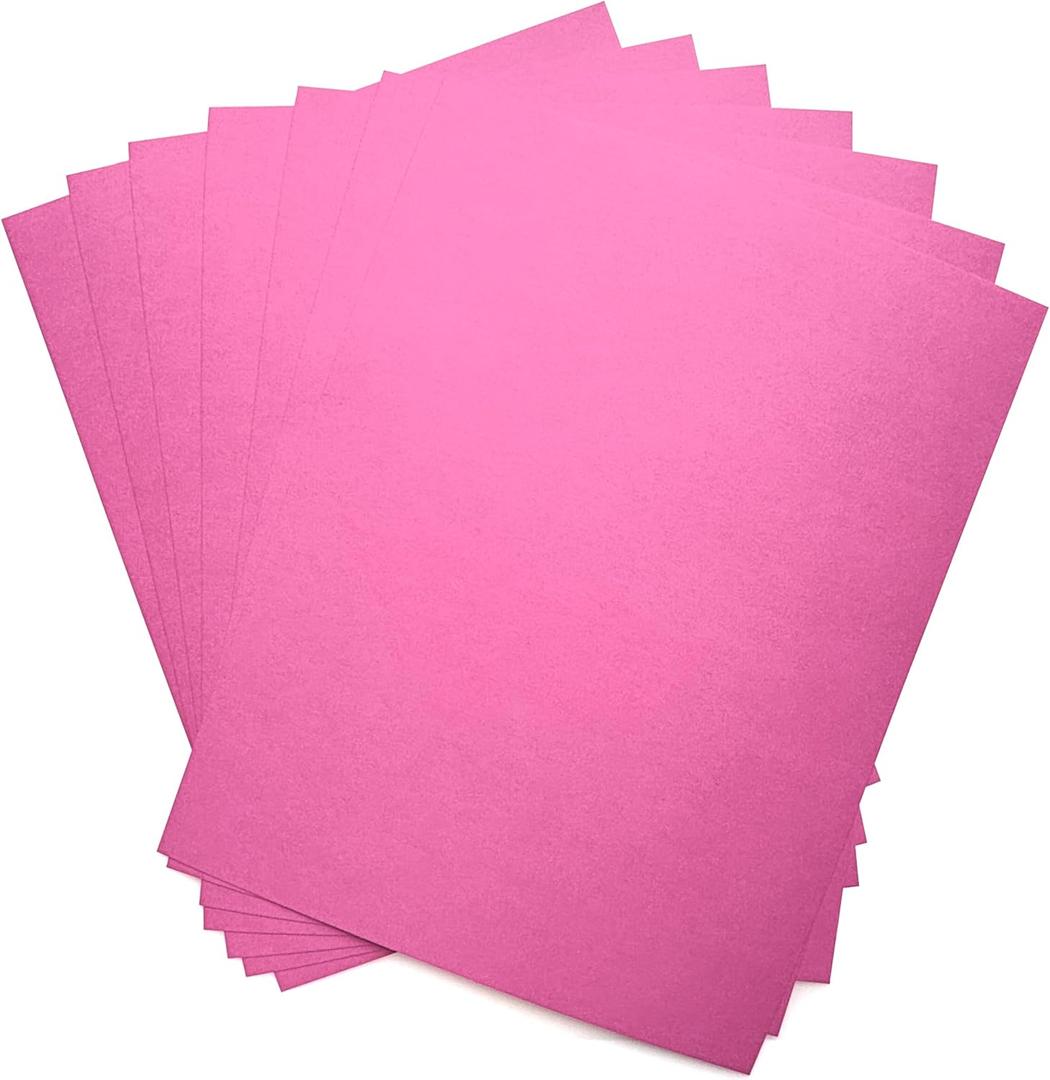 ITZAMNA Cardstock 8.5 x 11 inch 230gsm 85lb for invitations scrapbooking crafts diy cards decoration drawing school supply 30 sheets Magenta