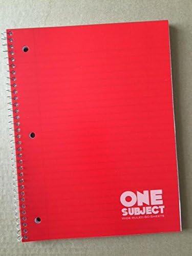 Wide Ruled 80 Sheets - Assorted Color