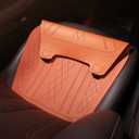 LUNDA Suede Leather Car Seat Cover Ultra-Thin Seat Cushion Breathable Seat Protector Pad Universal for Mercedes Benz AMG A B C E S R Class GLK GLA GL CLA CLS CLK SLK GLE GLS GLC (Black)