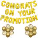 Promotion Party Decor Gold Congrats on Your Promotion Balloon Banner Look at You Getting Promoted Funny Congratulations Balloons School Job Promoted Party Supplies for Men Women