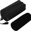 Cosmos Black Color Neoprene Watch and Bracelet Travel Storage Roll Bag with Black Removable Tube Velvet holder