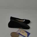 Trary Women's Wedges Heels for Women Pumps Round Toe Mid Heels Comfortable Closed Toe Dressy Shoes Women Pumps Wedge Shoes for Wedding Work Office Party (Size 9, Suede Black)