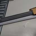 LazBlinds No Drill Zebra Blinds for Windows 35" W x 64" H, Grey
